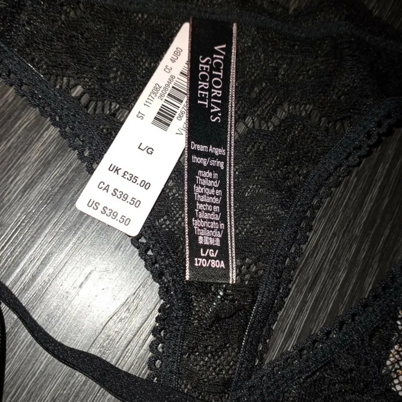 Victoria's Secret SET - Dream Angels Floral Mesh - Bustier & Thong - 34D and L - Picture 6 of 8